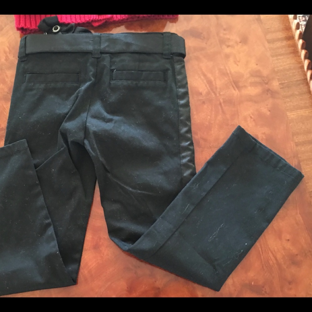 Black tuxedo pant